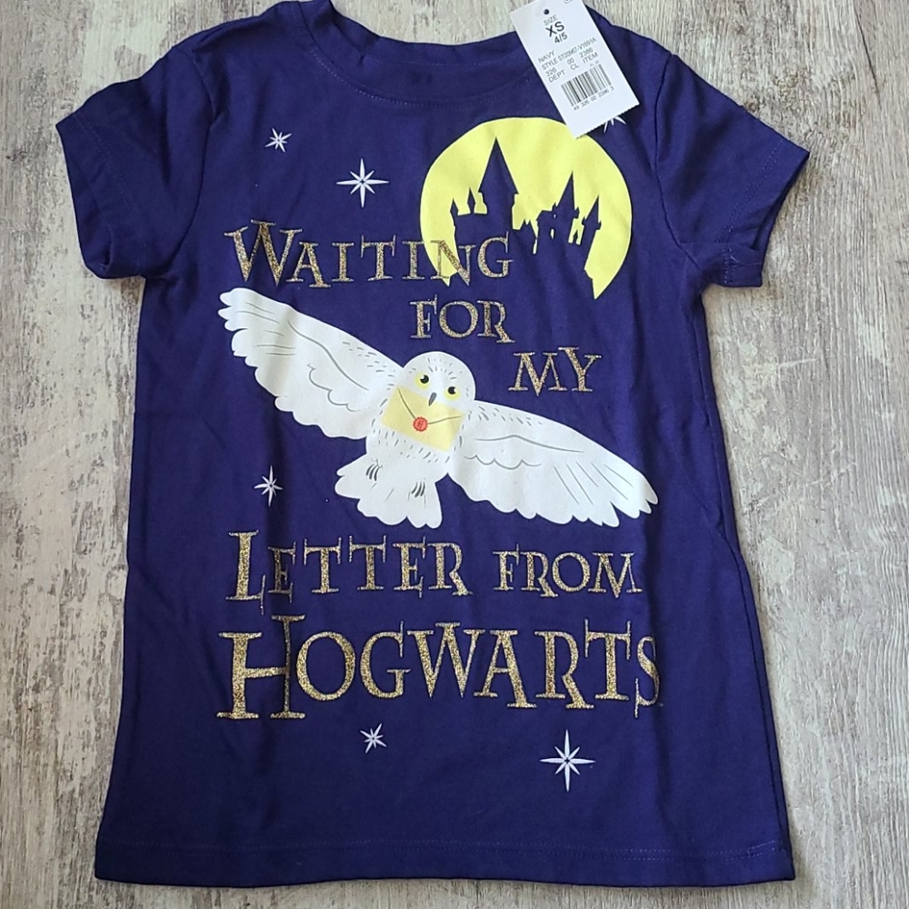 Blue girls Harry Potter tee shirt
